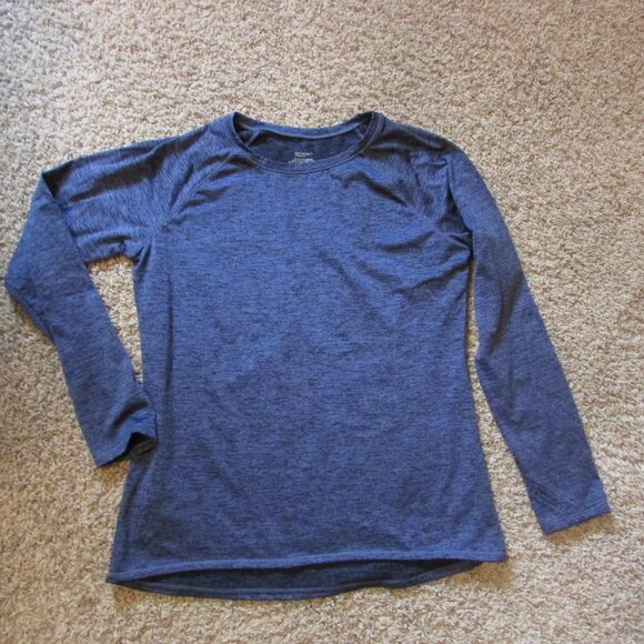 NWOT Cuddl Duds Large Dark Blue Climateright Base Layer Shirt Thumbholes - Picture 1 of 2